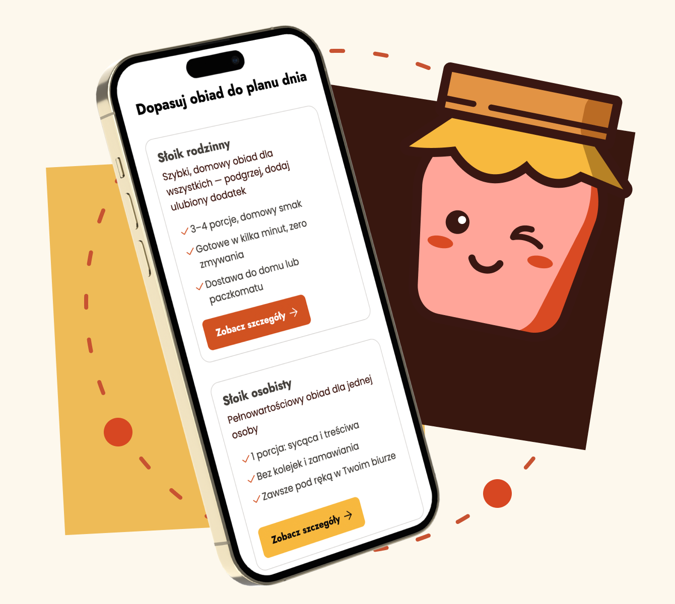 Mobilny widok Awaryjny Słoik z innego kąta