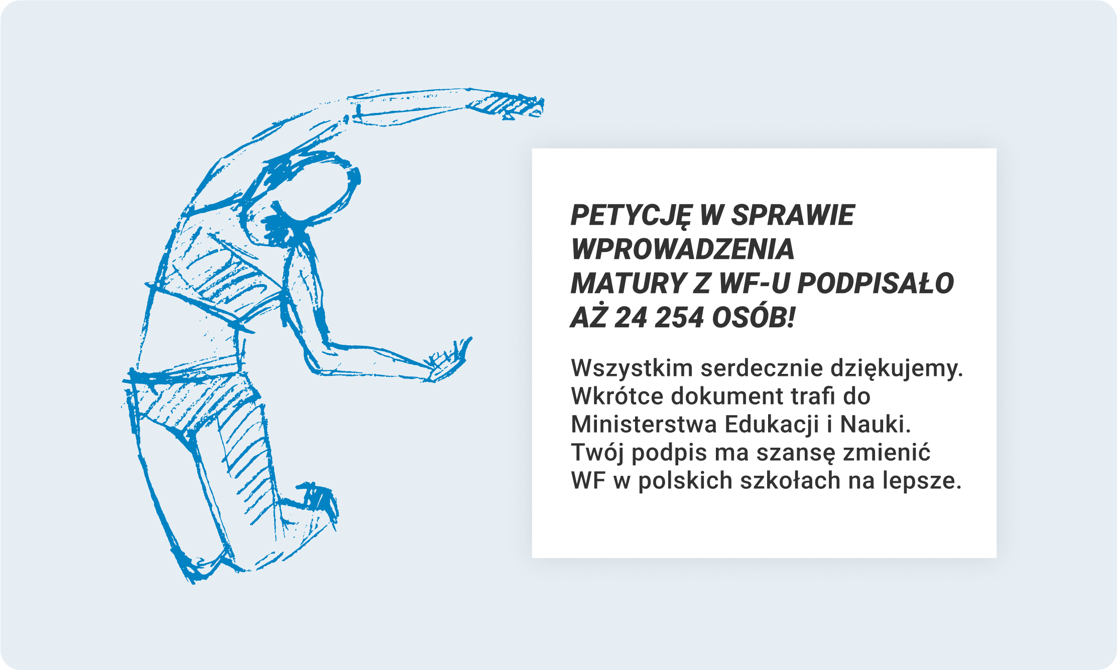 Petycję w sprawie wprowadzenia matury z WF-u podpisało aż 24 254 osób